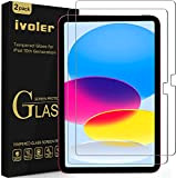 iVoler 2 Pezzi Pellicola Vetro Temperato per iPad 10 (10,9 Pollici, Modello 2022, 10. Generazione), Pellicola Protettiva Protezione per Schermo ...