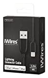 iWires 528780 USB 2,0 da Spina A a connettore Lightning, Colore: Nero