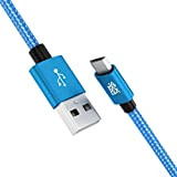 JAMEGA - Cavo Micro USB premium 3m | Cavo di ricarica USB in nylon intrecciato per dispositivi Micro USB compatibile ...