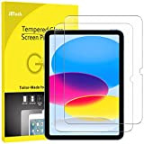 JETech Pellicola Protettiva per iPad 10 (10,9 Pollici, Modello 2022, 10ª Generazione), Vetro Temperato, HD Chiaro, Pacco da 2