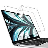 JETech Pellicola Protettiva per MacBook Air 13,6 Pollici (2022, M2), Antiriflesso Opaca, Anti-Impronte, Pacco da 2