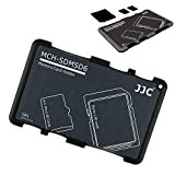 JJC Porta Schede Memoria, Custodia Memory Card per 2 Schede SD SDHC SDXC + 4 Schede Micro SD