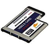 JMT 3 porte nascoste all'interno USB 3.0 a Expresscard 54mm USB3.0 Adattatore Convertitore per PCMCIA Express Card Laptop Notebook PC