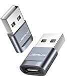 JSAUX Adattatore USB C a USB 2.0(2 Pezzi), Adattatore Connettore USB Tipo C Femmnia a USB Maschio per iPhone 13 ...