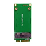 JSER Adattatore mSATA 3x5cm a 3x7cm Mini PCI-e SATA SSD per Asus Eee PC 1000 S101 900 901 900A T91