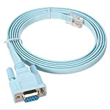 JSM FITNESS Cisco console cable da RS232 a RJ-45 per Cisco, HP, Fortigate, router e switch - Cavo console DB9 ...