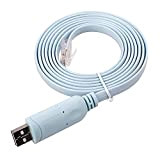 JSM FITNESS Cisco Console Cable USB to RJ-45 per Router e Switch, Cavo console per la configurazione di dispositivi di ...