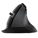 JTD Senza Fili del Mouse Verticale ergonomico Mouse 2.4 G RF Mouse Ottico Wireless con Luce LED Regolabile 800/1200/1600 DPI, ...