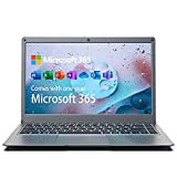 jumper Notebook 13.3 Pollici (Microsoft Office 365, 4GB+128GB, FHD Notebook, Win 10, Intel CPU, WLAN Dualband, Supporto per scheda TF ...