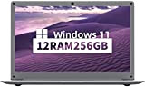 jumper Notebook 14 Pollici, PC Portatile RAM 12GB, SSD 256GB, Computer Portatile Windows 11, Grafica Intel UHD, Mini-HDMI, USB 3.0, ...
