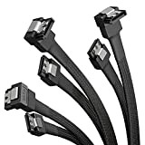 KabelDirekt – 3 Cavi SATA-3 6 GB/s – 30 cm, a 90° (Cavo Dati, 6 Gbit/s, SATA-III/Serial-ATA, connettore a L, ...