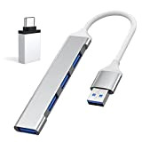 Kafeiya Hub USB,4 In 1 Adattatore Multiporta USB Con 1 Porte USB 3.0,3 Porta USB 2.0 USB Hub,Trasferimento Dati Sdoppiatore ...