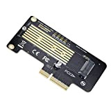 Kafuty NGFF M.2 Mkey NVME da SSD a PCI-E 4X Scheda di Estensione Extender per Samsung 960 ev0/960 pro/SM961 SM951/PM961/PM951, ...