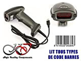 KALEA-INFORMATIQUE Lettore Codici A Barre Barcode USB Pistola Laser - PROCESSORE : 8 Bit