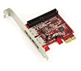 Kalea-Informatique© – Scheda controller PCIe eSATA 3.0 (2 porte) e IDE – RAID 0, 1 – Chipset Marvell 88SE9128-NAA2 – ...