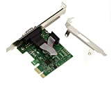 Kalea Informatique - Scheda di controllo PCI Express (PCIe) serie RS232, 1 porta – Chipset ASIX AX99100 – Due montaggi ...