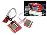 Kalea-Informatique © – Tester multiuso per schede madri con schermo LCD – Interfacce per computer portatile e fisso: PCI/Mini PCI/Mini PCIe/LPC – Versione Eco.