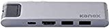 Kanex Iadapt 7 in 1 - Hub multiporta USB-C con alimentazione USB-C, SD, Micro SD, USB 3.0, HDMI 4K, Gigabit ...