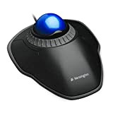 Kensington K72337EU Mouse Orbit, Mouse Cablato con Trackball, per PC, Mac e Windows, Rotella di Scorrimento, Design Ambidestro, Tracciamento Ottico, ...