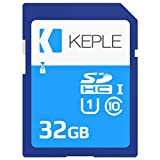 Keple 32GB 32Go SD Scheda di Memoria High Speed SD Card Compatibile con Canon EOS 1300D, 800, M10, 7D Mark ...