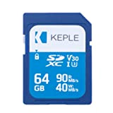 Keple 64GB 32Go SD Scheda di Memoria Quick Speed SD Card Compatibile con Canon EOS 1300D, 800, M10, 7D Mark ...