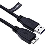 Keple Cavo USB-B Compatibile con HDTB110EK3BA, HDTB305EK3AA, HDTB310EK3AA, HDTD210ES3EA, HDTU110EKWC1, Store Plus HDTP105EK3AA / StoreJet 25M3, 25H3, 25A3, 25D3, 25S3, ...