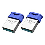 KEXIN 64GB Chiavetta USB Ultra Mini USB 3.0 Pen Drive 2 Pezzi 64 Giga Chiavette USB Penna USB Flash Drive ...