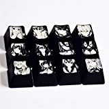 Keycap 1 Set of Transport High-End Backlit Keycap for Comics And Animation Girls Tunxing Lining cap Key for Mechanical Keyboard ...