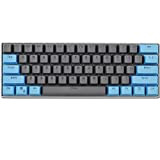 Keycaps, 61 PBT Keycaps Backlight Due Colori Meccanica Tastiera Keycap ANSI Layout Keyset per Ducky Keyboard / GH60 / RK61 ...
