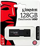 Kingston 128GB DataTraveler 100 G3 USB 3.1 130MB/s Read DT100G3/128GB (2 Pack)