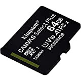 Kingston Canvas Select Plus SDCS2/64GBSP Scheda microSD Classe 10, senza Adattatore SD, 64 GB