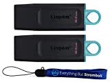 Kingston DataTraveler Exodia 64GB USB 3.2 Flash Drives (Bulk 2 Pack) Type-A Drive Gen 1 High Speed PenDrive for Computer, ...