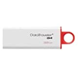 Kingston Datatraveler G4 DTIG4/32GB PenDrive, USB 3.0, 32 GB, Bianco/Rosso
