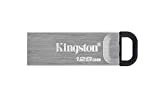 Kingston DataTraveler Kyson Drive Flash USB3.2 128 GB, con Elegante Guscio in Metallo senza Cappuccio Protettivo