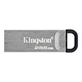 Kingston DataTraveler Kyson Drive Flash USB3.2 256 GB, con Elegante Guscio in Metallo senza Cappuccio Protettivo
