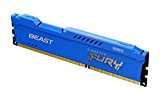 Kingston FURY Beast Blu 4GB 1600MHz DDR3 CL10 Memoria Gaming Kit per Computer Fissi Modulo Singolo KF316C10B/4