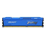 Kingston FURY Beast Blu 4GB 1866MHz DDR3 CL10 Memoria Gaming Kit per Computer Fissi Modulo Singolo KF318C10B/4