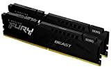 Kingston FURY Beast DDR5 16GB (2x8GB) 4800MT/s DDR5 CL38 DIMM Desktop Gaming Memory Kit of 2 - KF548C38BBK2-16