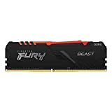 Kingston FURY Beast RGB 16GB 3200MHz DDR4 CL16 Memoria Gaming Kit per Computer Fissi Modulo Singolo KF432C16BB1A/16