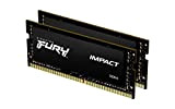 Kingston FURY Impact 16 (2x8GB) 3200MHz DDR4 CL20 Memoria Laptop Kit da 2, KF432S20IBK2/16