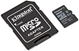Kingston SDCS/16GB Canvas Select MicroSD, Velocità UHS-I di Classe 10, fino a 80 MB/s in Lettura, con Adattatore SD