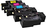 Kit 5 Toner Compatibili per Epson AcuLaser C1750N C1750W CX17NF CX17WF C1700 C1750 CX17 | Nero: 2.000 Pagine & Ciano/Magenta/Giallo: ...