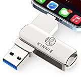 KKINNIE Pen Drive Chiavetta USB 64GB,Chiavetta USB per iphone Storage Esterno per Salvare più Foto e Video.All Metal Made USB3.0 ...