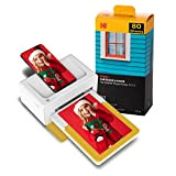 Kodak Dock Plus 4 x 6" Stampante Fotografica + 90 fogli, Stampa foto formato 10x15cm, Connessione smartphone wireless via Bluetooth