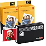Kodak Mini 2, stampante portatile Bluetooth, stampante fotografica di piccole 54 x 86 mm, 68 fogli, connessione wireless, compatibile con ...