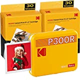 KODAK Mini 3 Stampante Bluetooth portatile per cellulare, 6 cartucce incluse, foto istantanee formato quadrato 76x76 mm, Compatibile iOS e ...