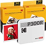 KODAK Mini 3 Stampante istantanea per smartphone, 6 cartucce incluse, Foto formato quadrato 76x76 mm, Portatile, Wireless e Bluetooth, Compatibile ...