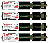 Komputerbay 16GB (4x 4GB) DDR2 PC2-6400F 800MHz ECC Fully Buffered FB-DIMM (240 PIN) 16GB con crocette MAC calore Memorie RAM ...