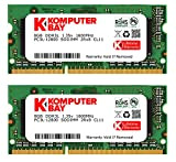 KOMPUTERBAY 16GB Kit (2x8GB) DDR3L 1600MHz PC3L-12800 SODIMM Memory compatible with Mac (16GB Kit (2x8GB))