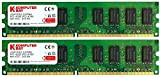 Komputerbay 4GB 2X 2GB DDR2 533MHz PC2-4200 PC2-4300 DDR2 533 (240 PIN) DIMM Memoria Desktop